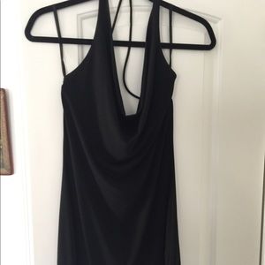 Fredericks of Hollywood black open back dress